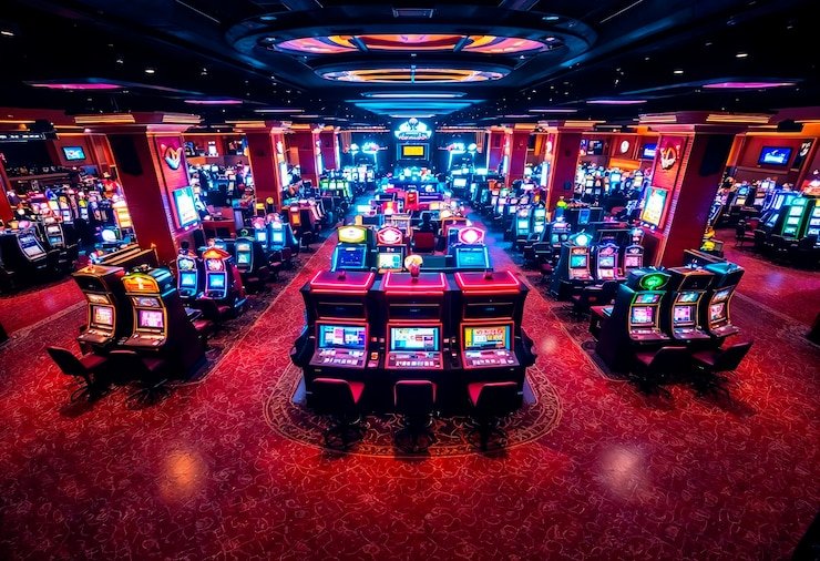 Dealer live casino tersenyum menyambut pemain dalam sesi blackjack secara online
